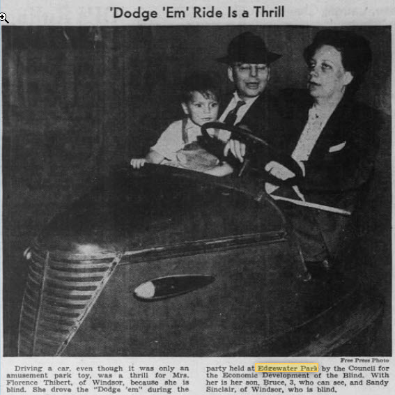 Edgewater Park - Dodge Em Article July 28 1946